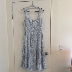 Joie Light Blue Floral Maxi Dress